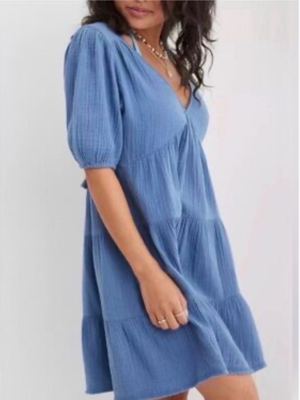 NWT-Aerie Gauze Babydoll Dress
